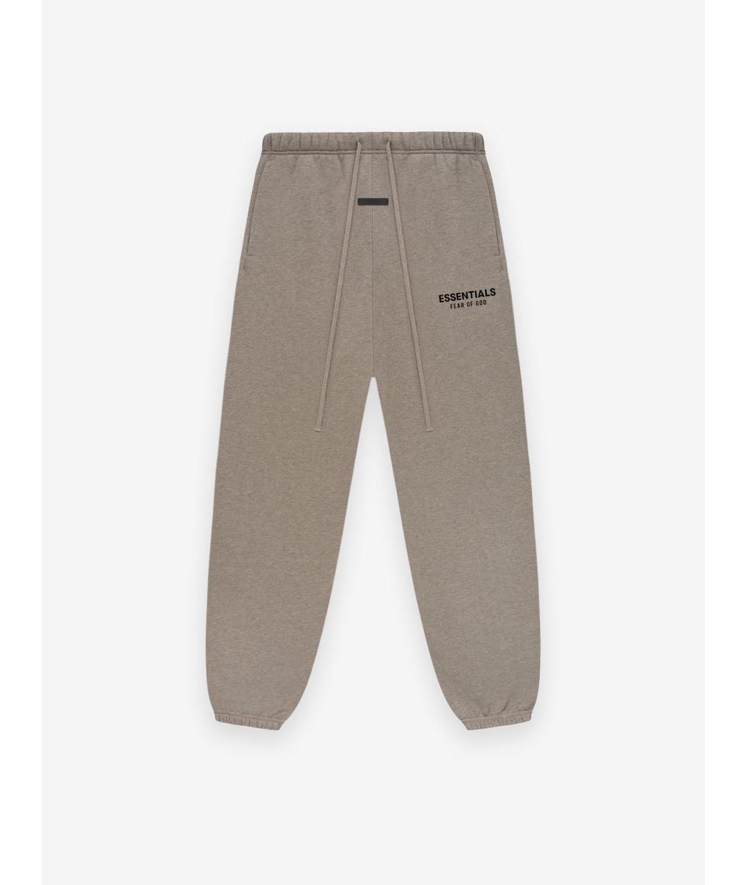 FEAR OF GOD ESSENTIALS Серые хлопковые брюки широкие, фото 4