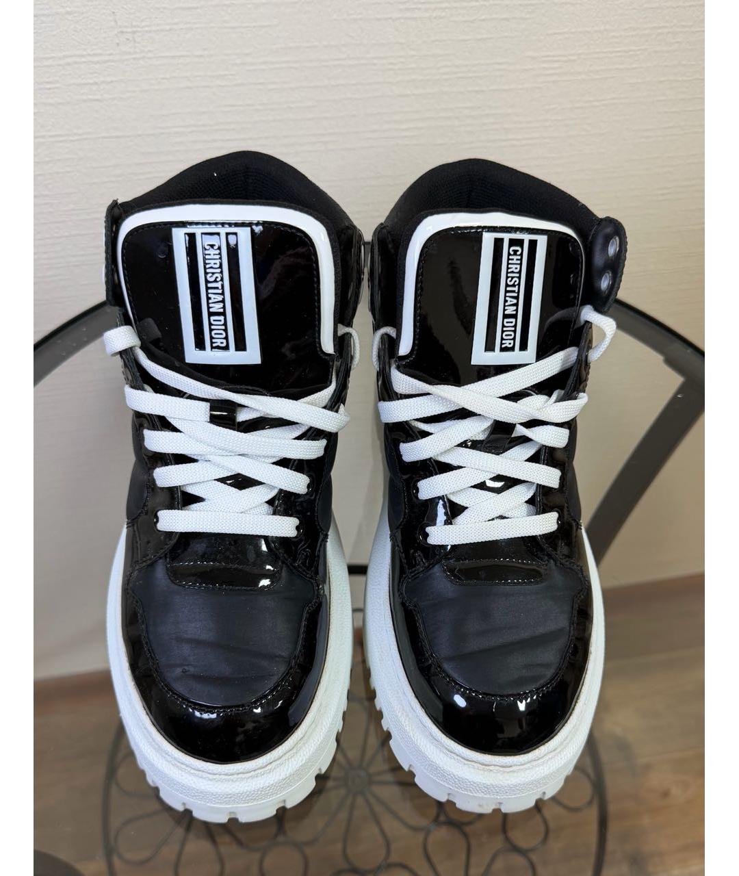 CHRISTIAN DIOR Черные текстильные кроссовки, фото 2