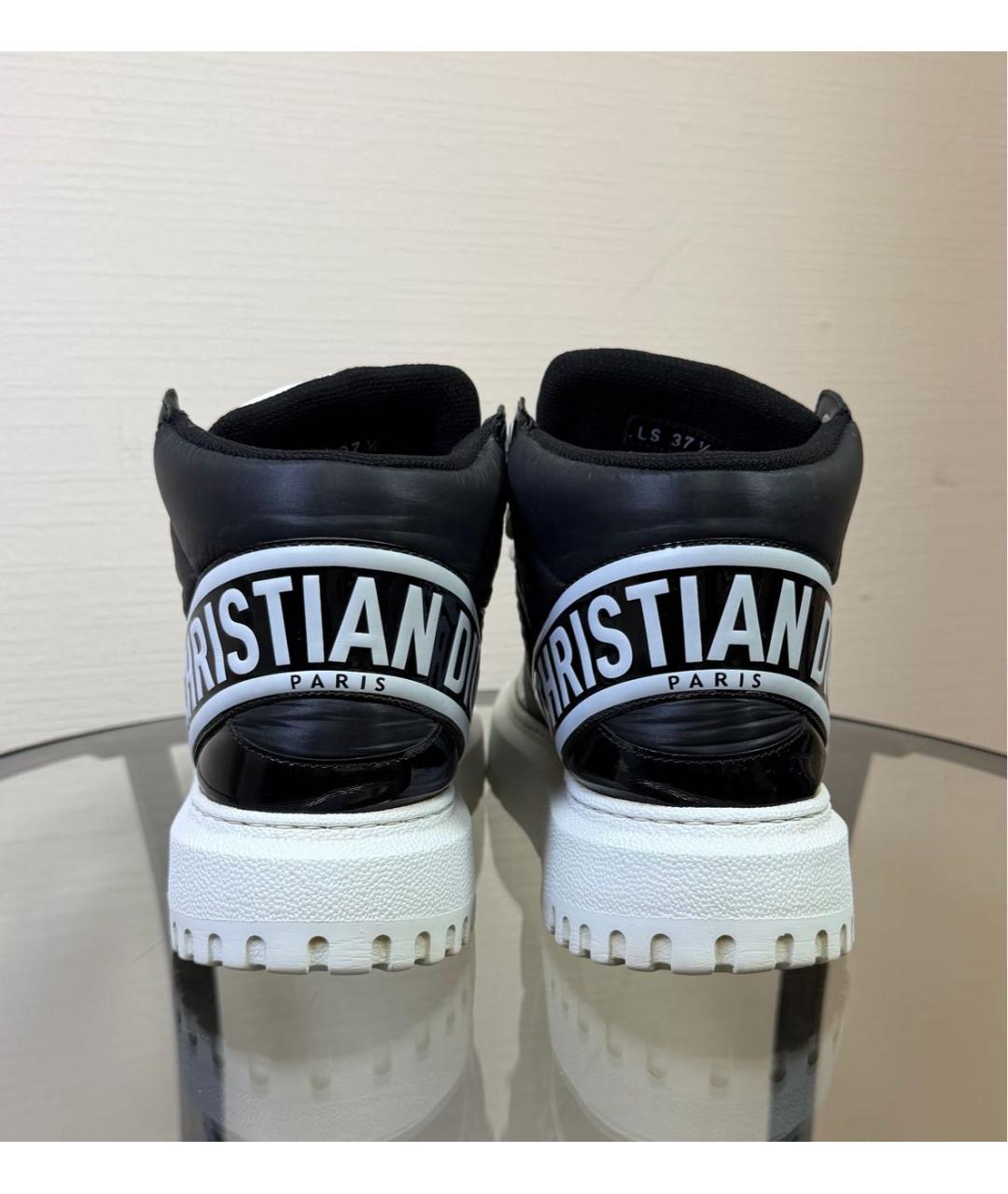 CHRISTIAN DIOR Черные текстильные кроссовки, фото 3