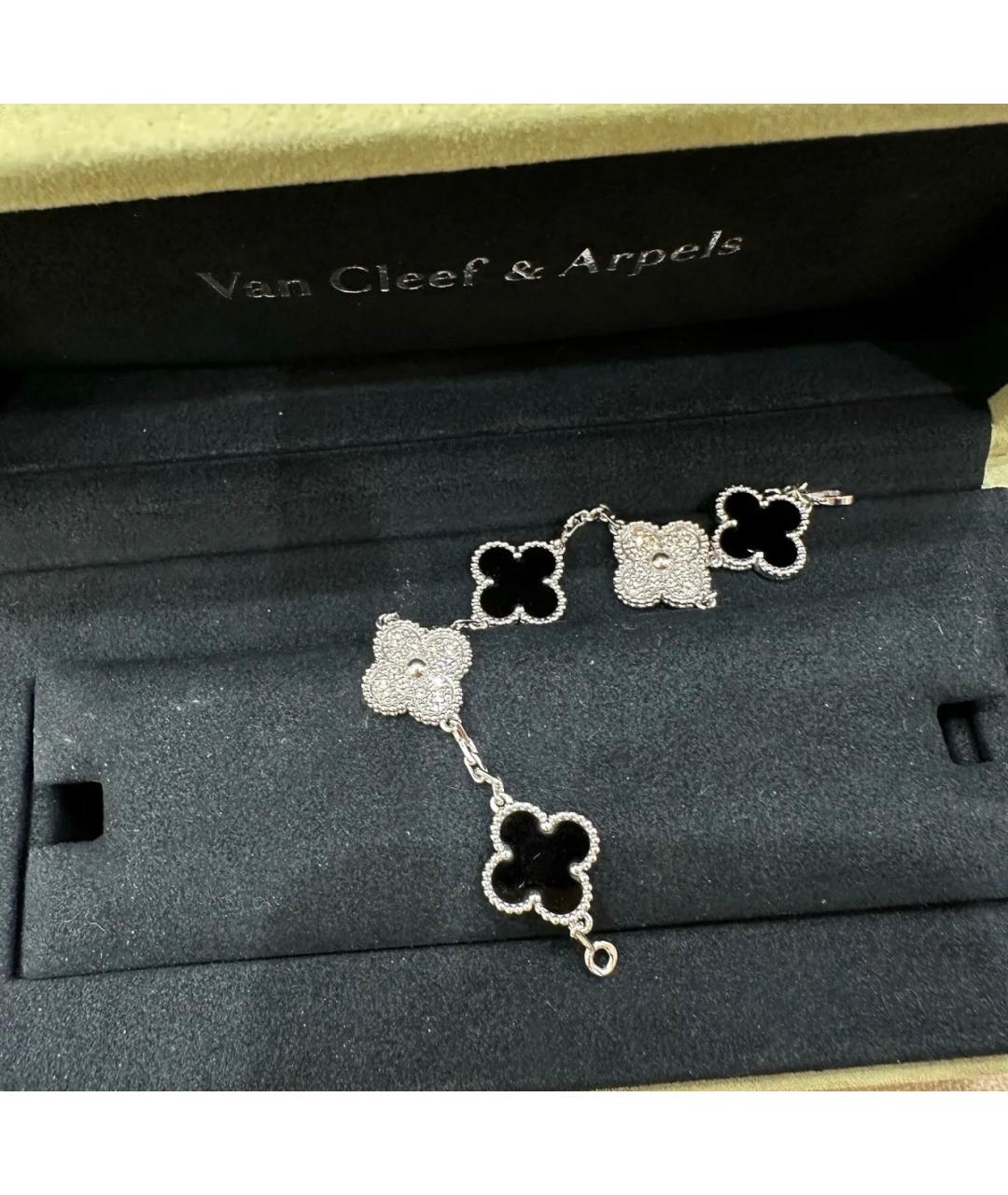 VAN CLEEF & ARPELS Серебрянный браслет из белого золота, фото 6