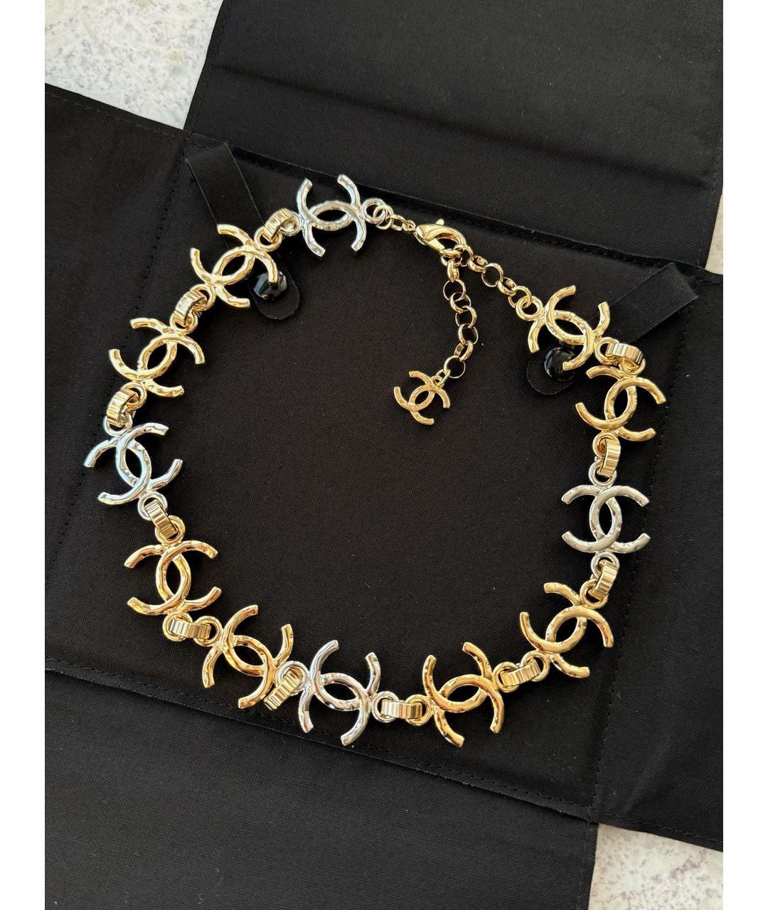 CHANEL Мульти металлическое колье, фото 2