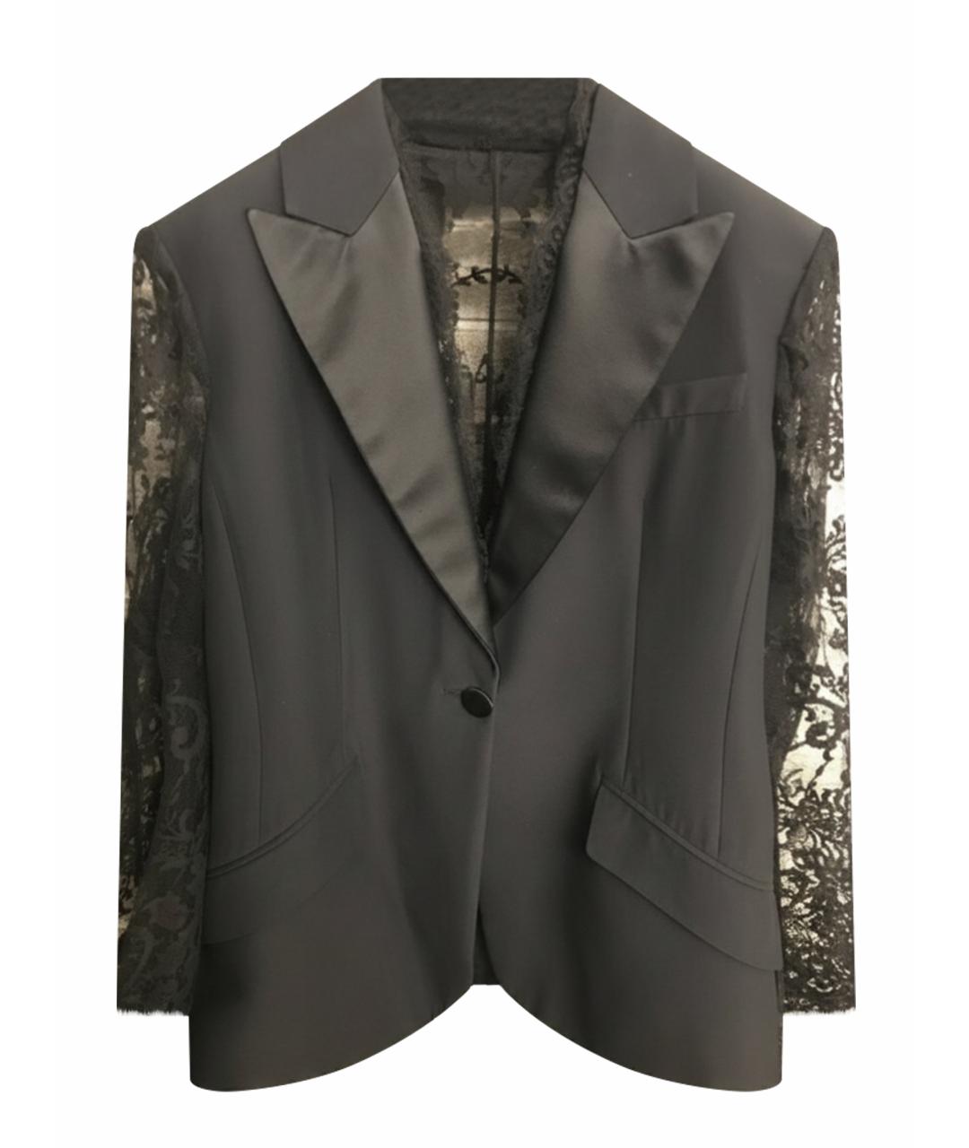 ALEXANDER MCQUEEN Черный жакет/пиджак, фото 1