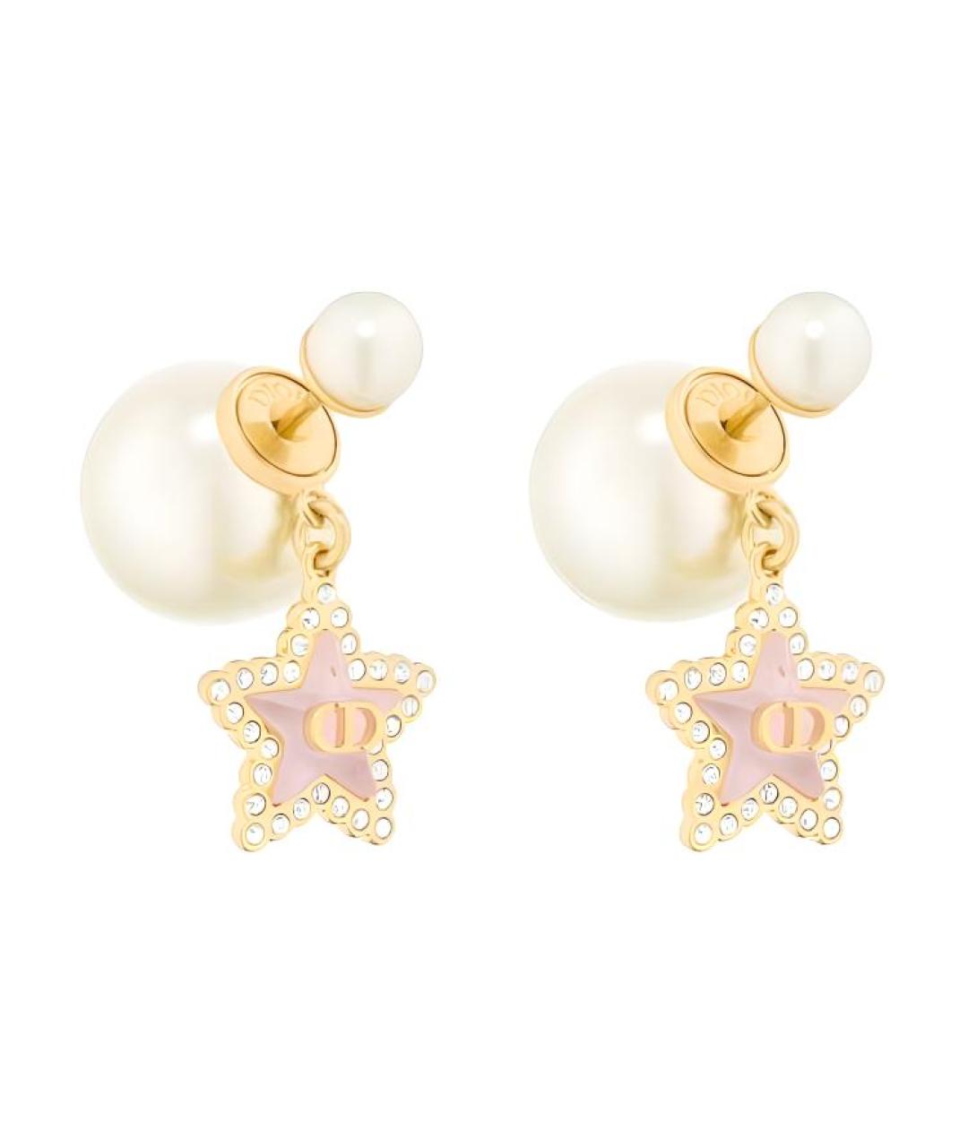 CHRISTIAN DIOR Золотые серьги, фото 1