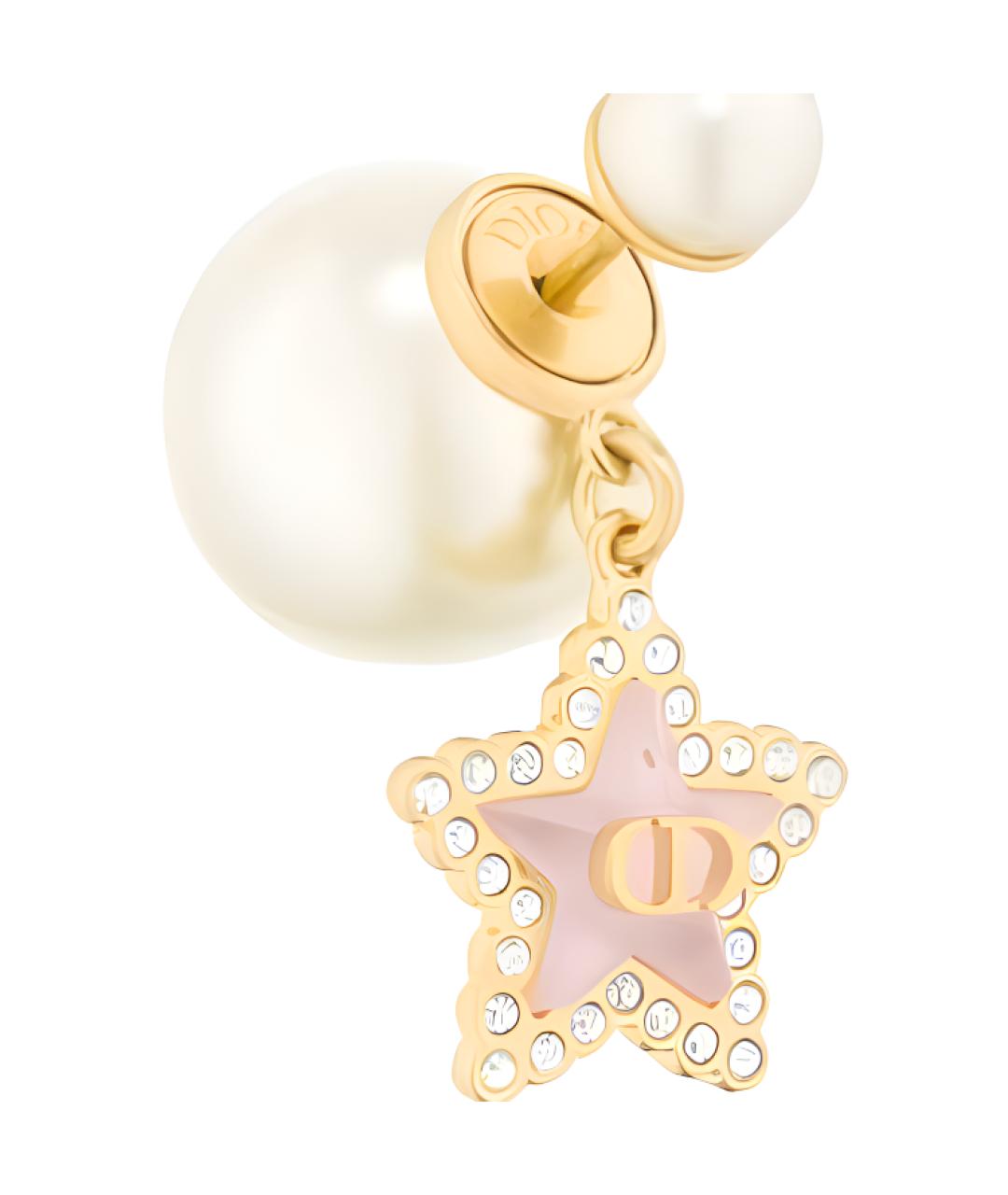 CHRISTIAN DIOR Золотые серьги, фото 3