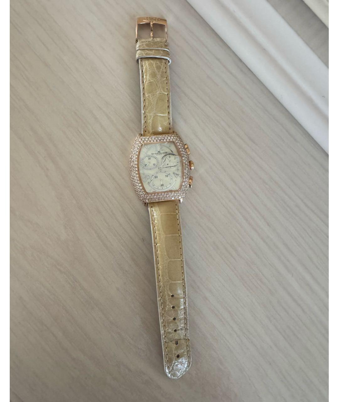 Van Der Bauwede Stall Diamond Бежевые часы, фото 3