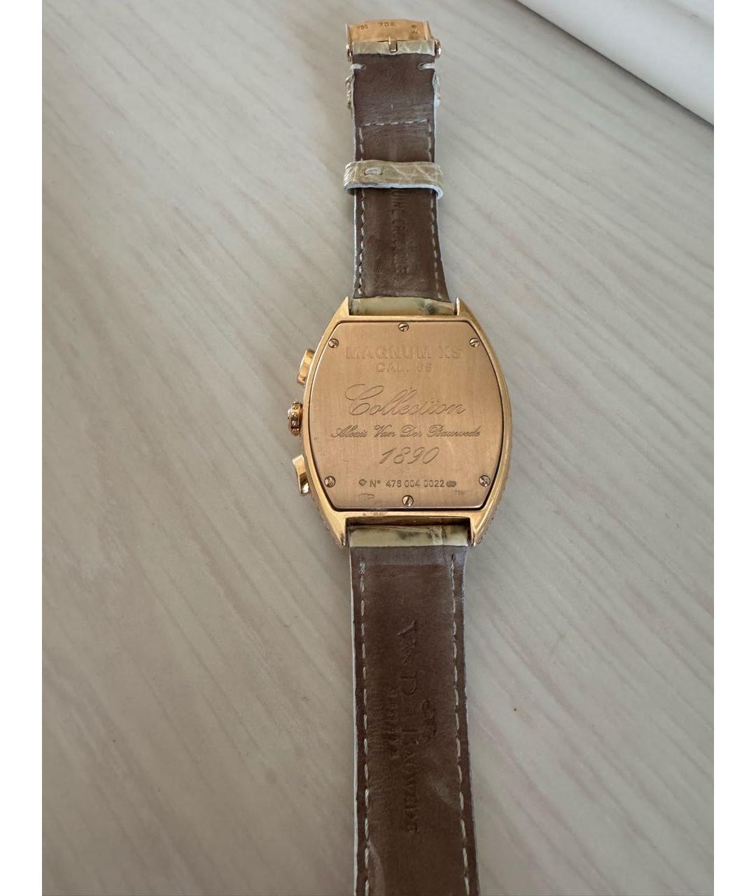 Van Der Bauwede Stall Diamond Бежевые часы, фото 4