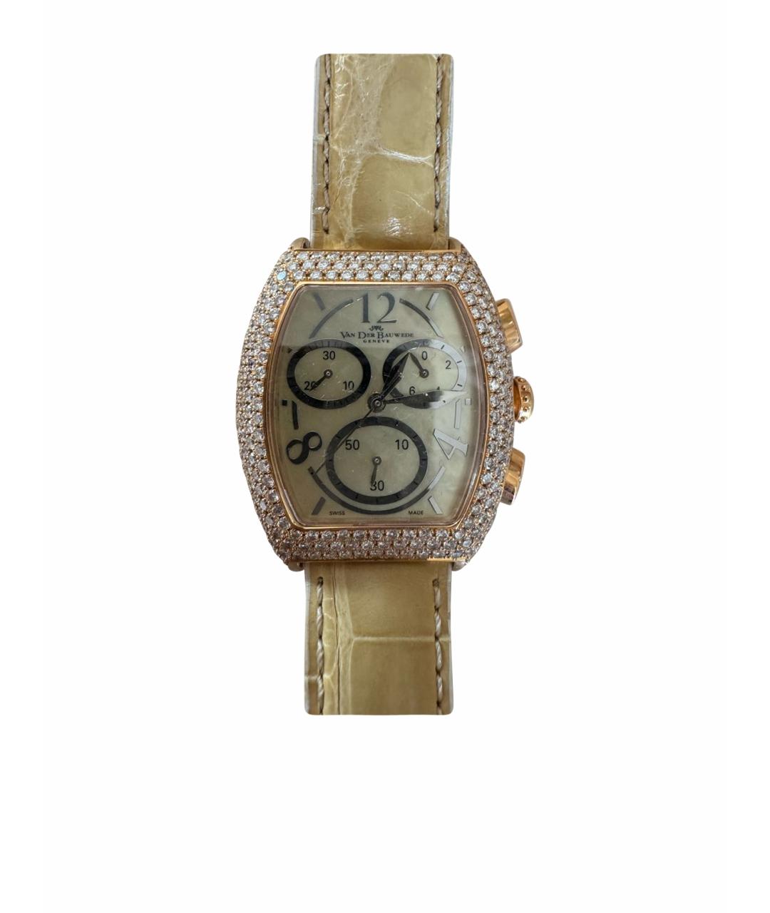 Van Der Bauwede Stall Diamond Бежевые часы, фото 1