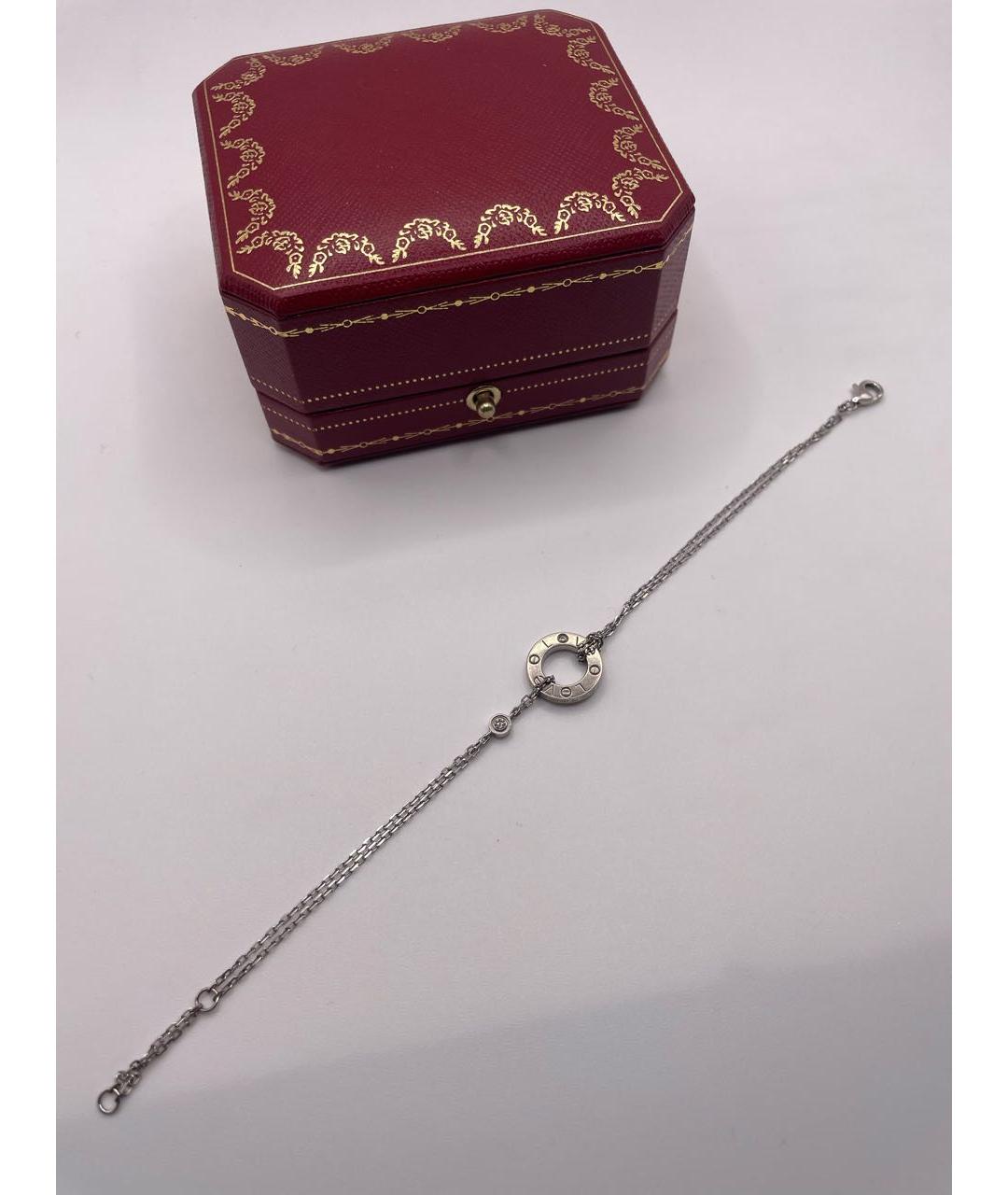 CARTIER Золотой браслет из белого золота, фото 3