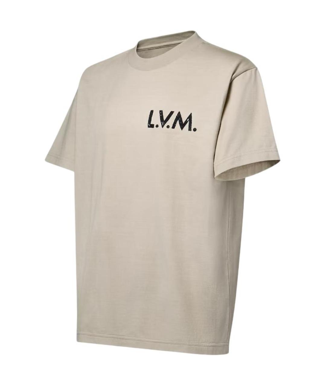 LOUIS VUITTON Коричневая футболка, фото 3