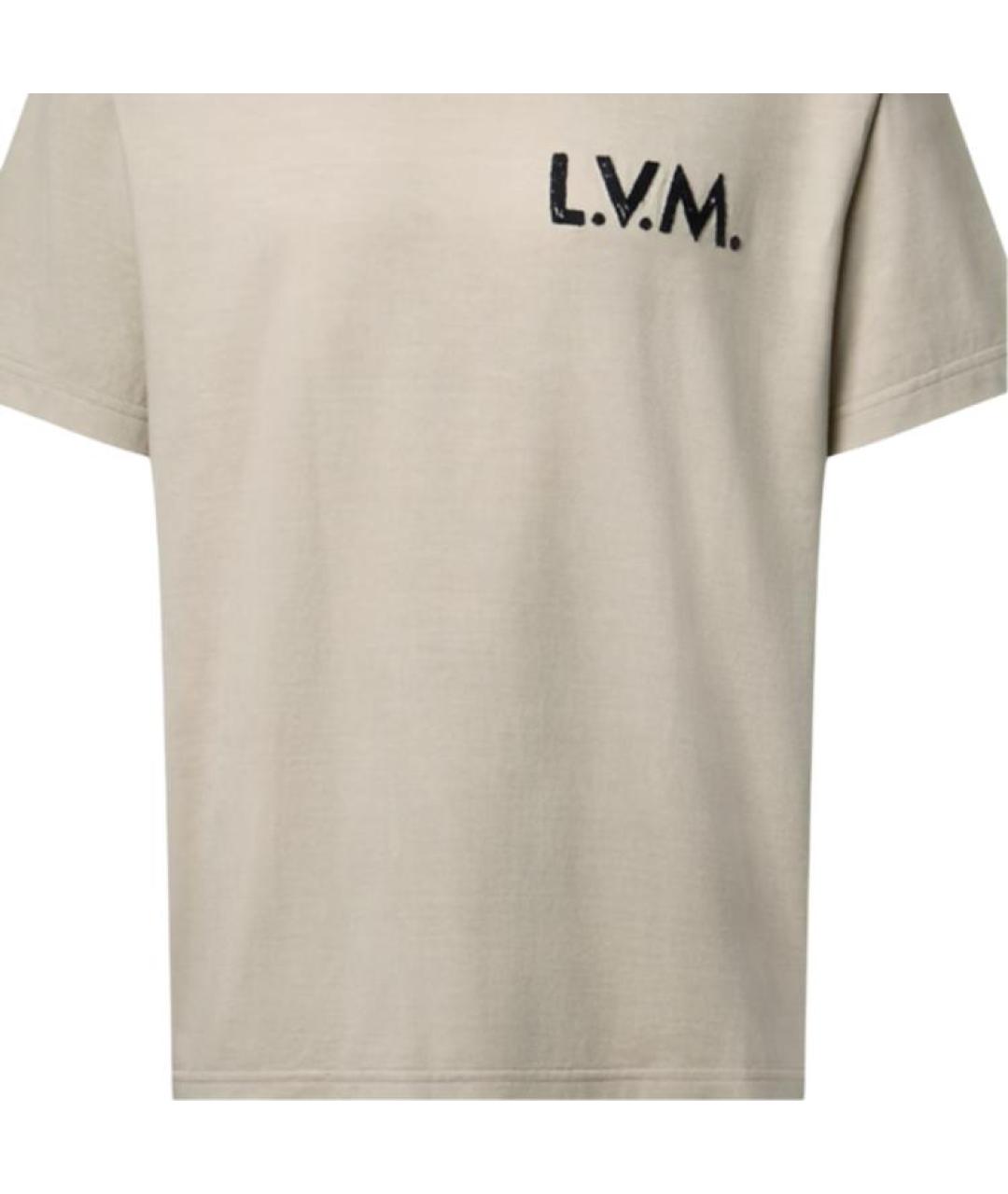 LOUIS VUITTON Коричневая футболка, фото 4