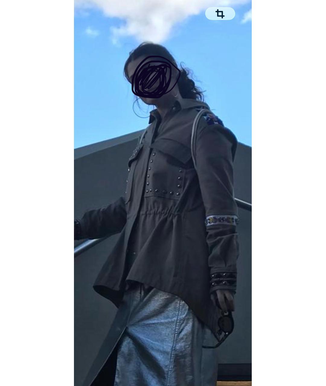 PINKO Хаки хлопковый жакет/пиджак, фото 6