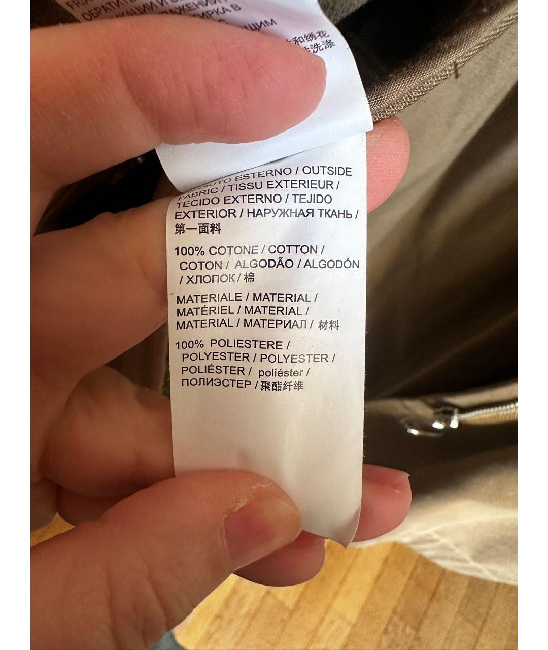 PINKO Хаки хлопковый жакет/пиджак, фото 5