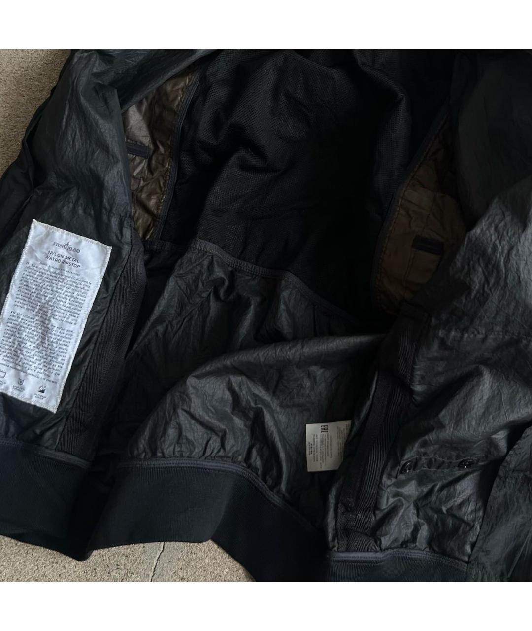 STONE ISLAND Черная куртка, фото 4