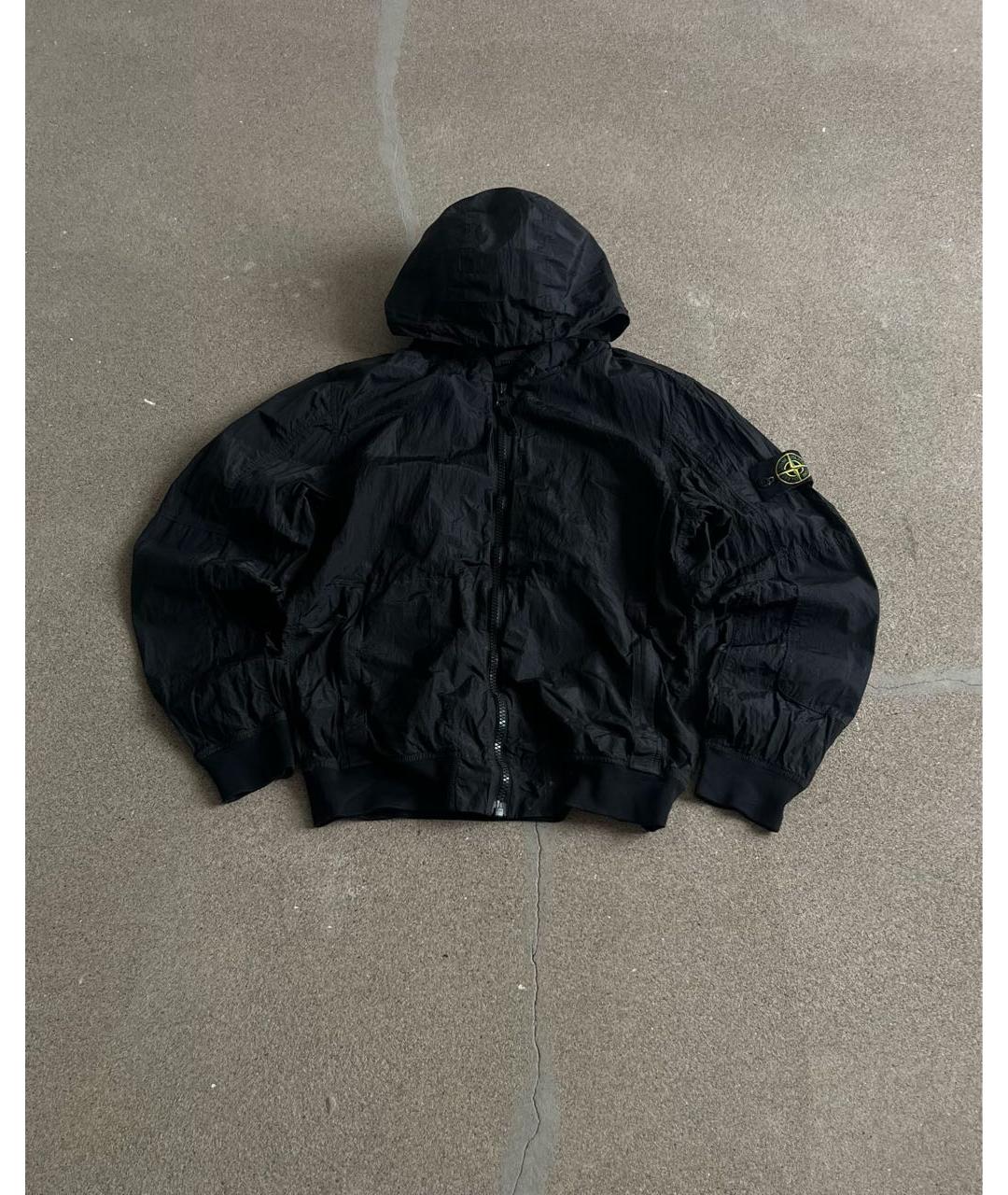 STONE ISLAND Черная куртка, фото 3