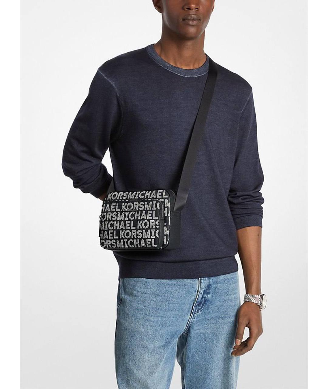 MICHAEL KORS Темно-синяя сумка на плечо, фото 3