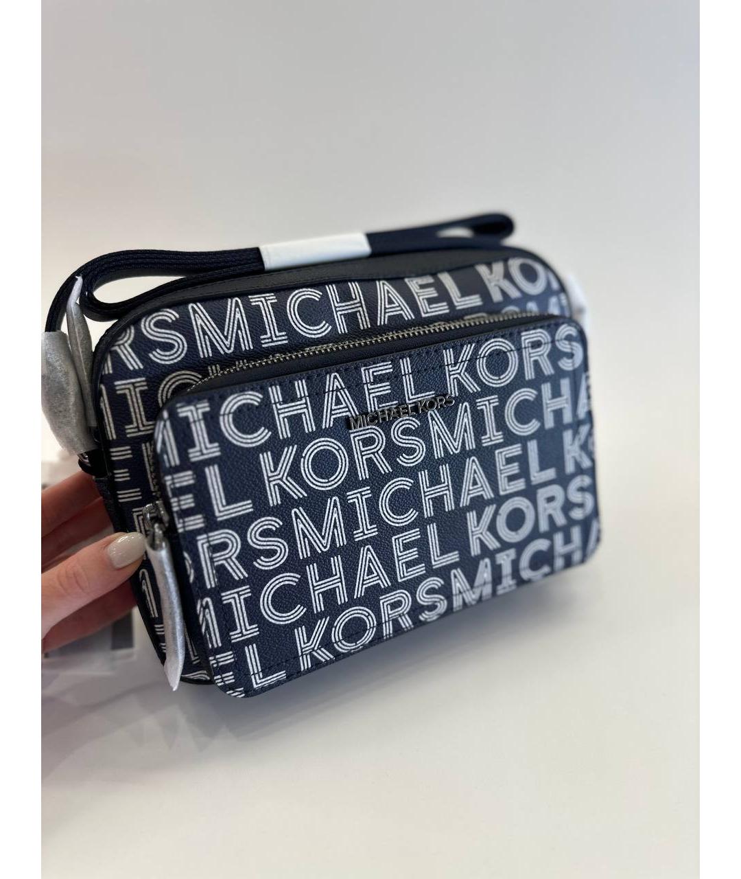 MICHAEL KORS Темно-синяя сумка на плечо, фото 6