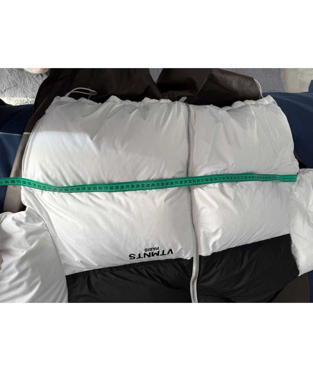 VTMNTS Белый полиэстеровый пуховик, фото 7