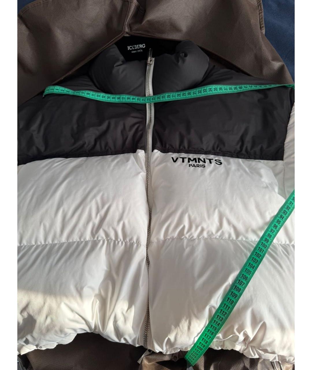 VTMNTS Белый полиэстеровый пуховик, фото 4