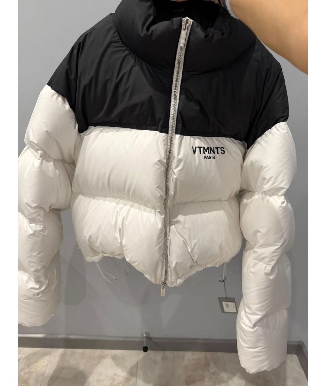 VTMNTS Белый полиэстеровый пуховик, фото 9