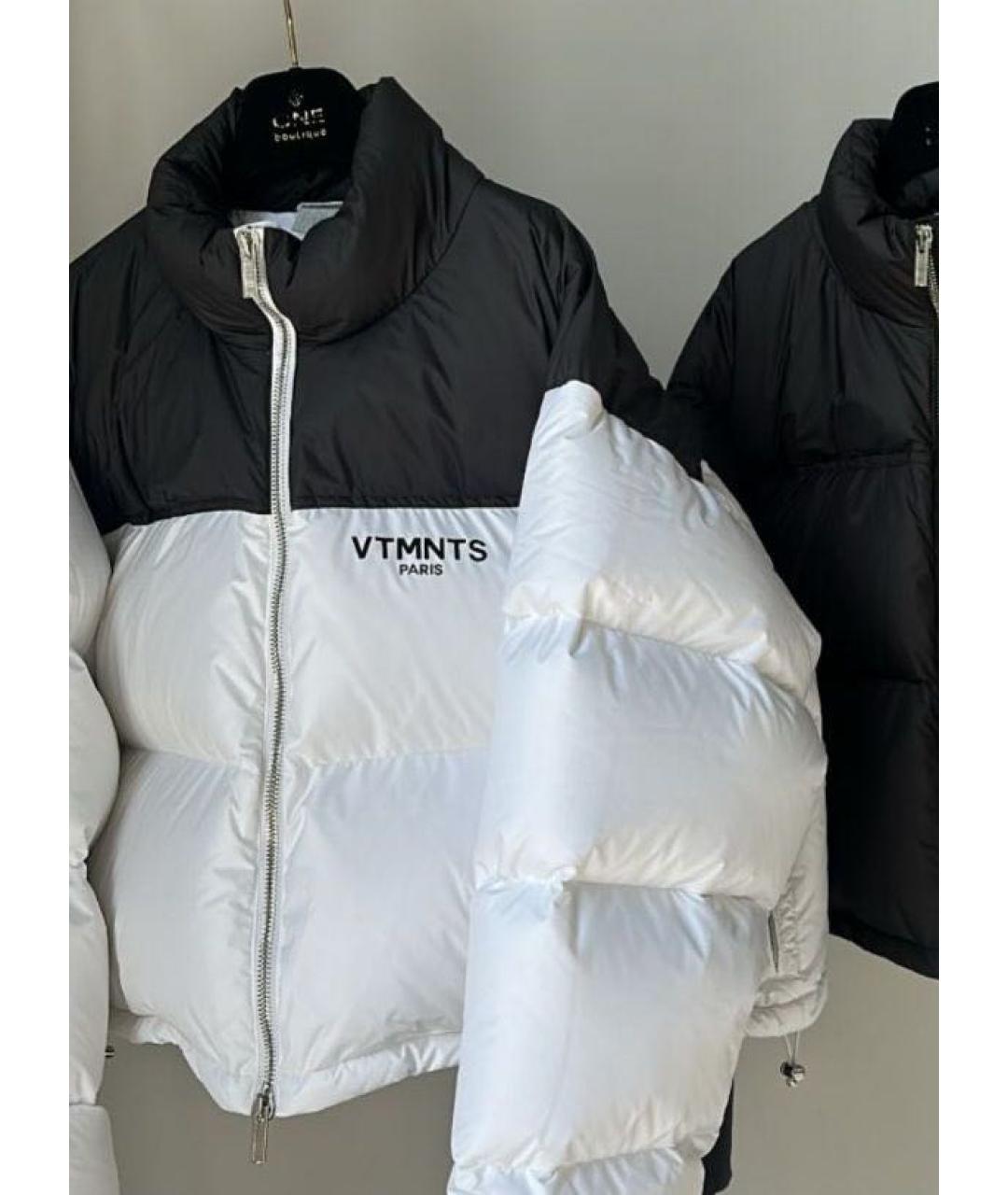 VTMNTS Белый полиэстеровый пуховик, фото 3