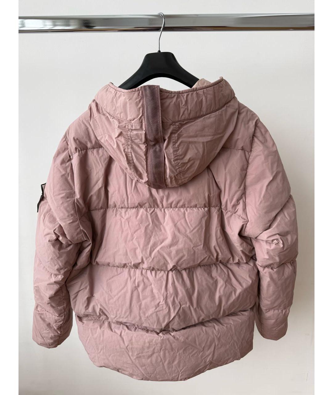 STONE ISLAND Розовый пуховик, фото 8