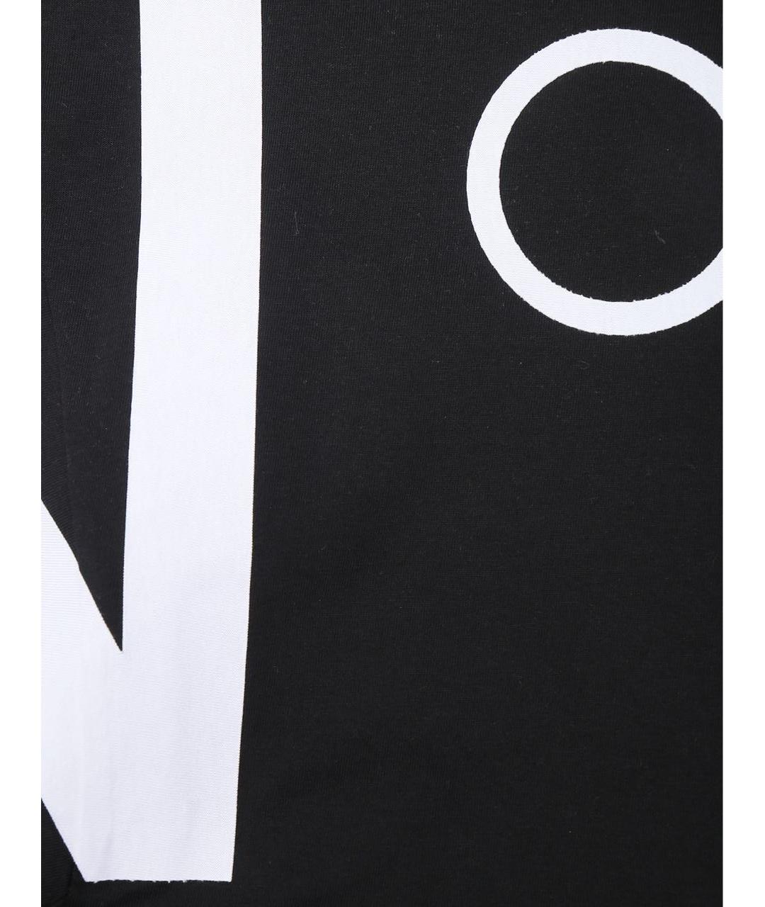 NO. 21 Черная хлопковая футболка, фото 6