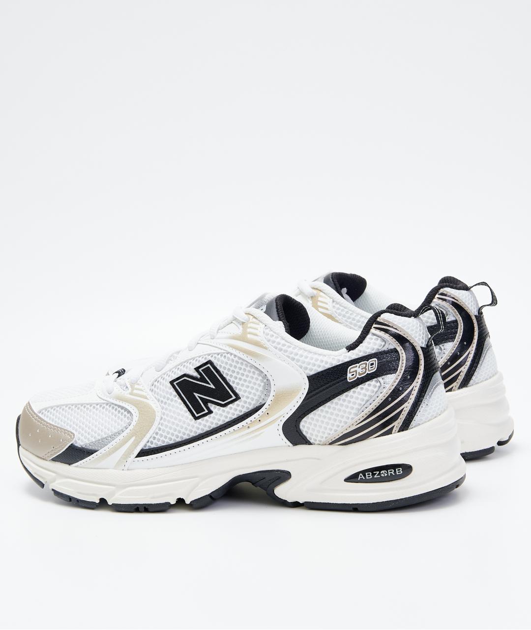 NEW BALANCE Белые текстильные низкие кроссовки / кеды, фото 2