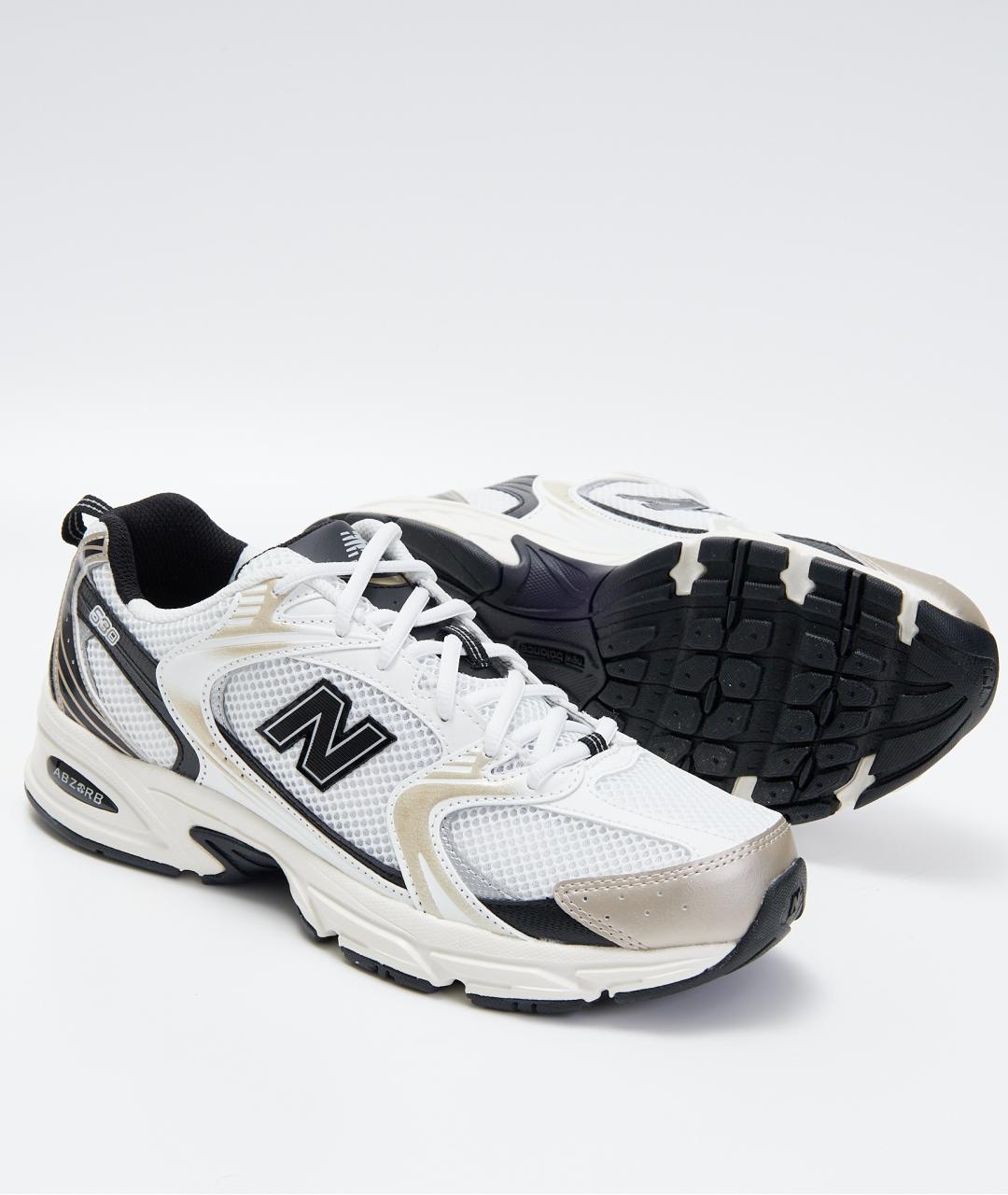 NEW BALANCE Белые текстильные низкие кроссовки / кеды, фото 5