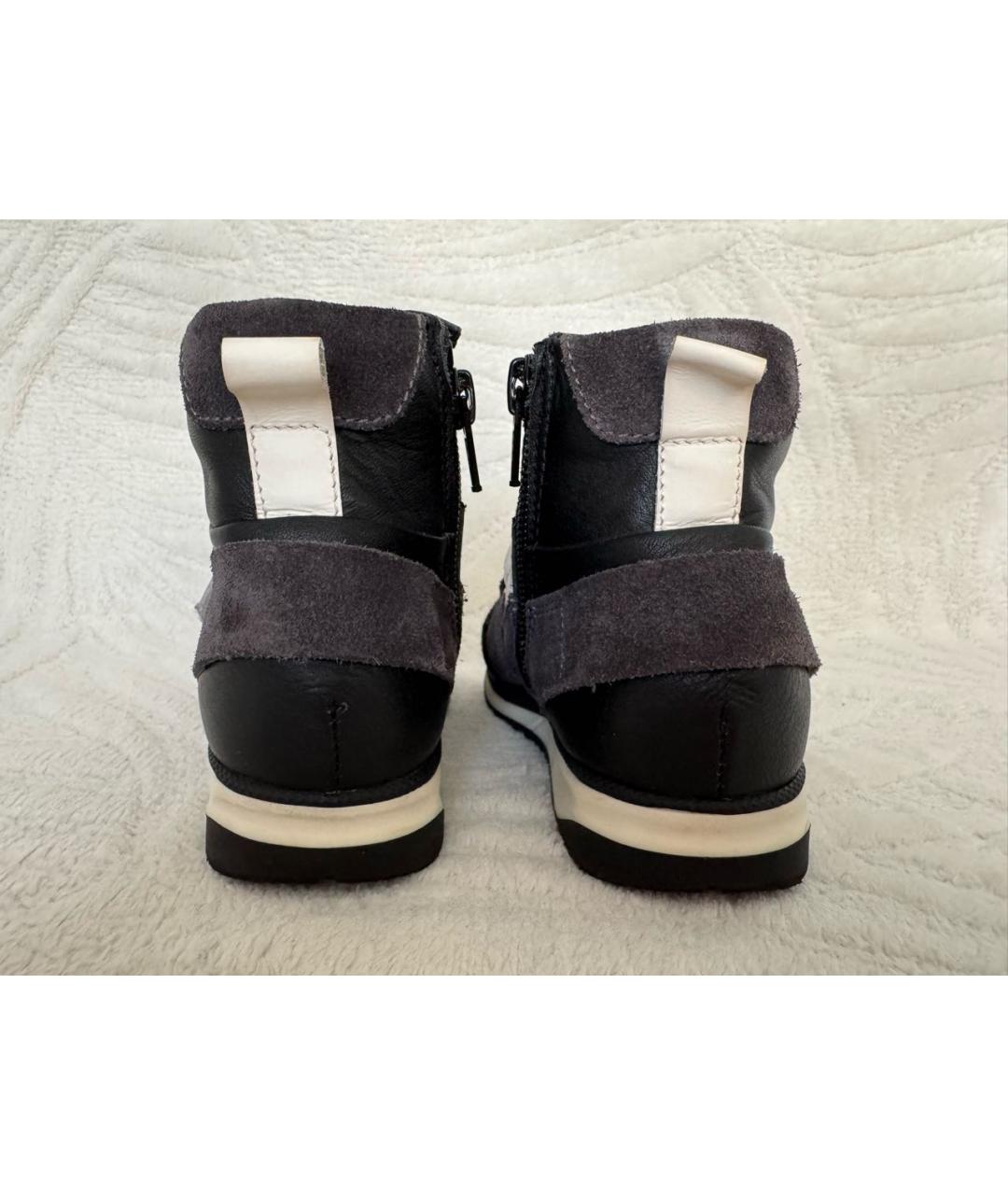 DSQUARED2 KIDS Серые замшевые ботинки, фото 4