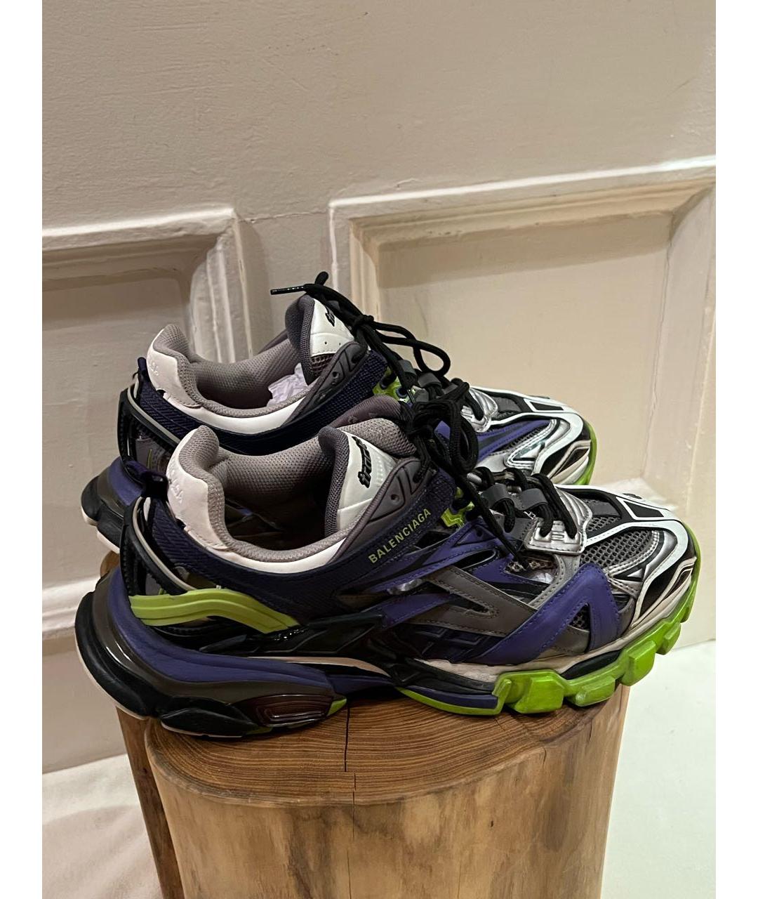 BALENCIAGA Мульти текстильные низкие кроссовки / кеды, фото 6