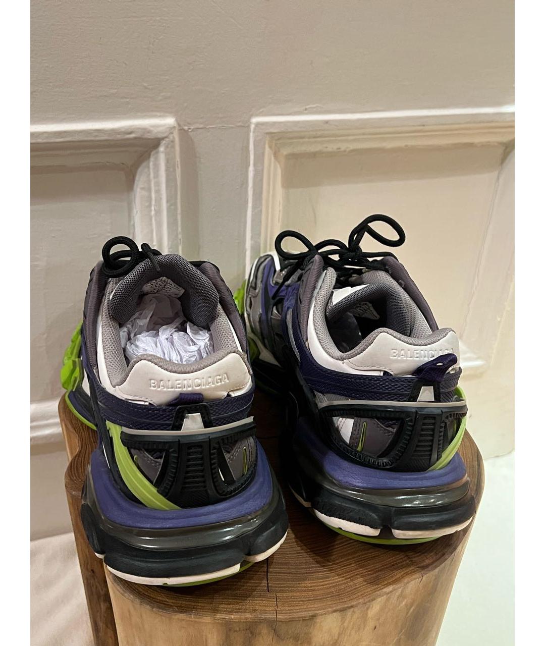 BALENCIAGA Мульти текстильные низкие кроссовки / кеды, фото 4