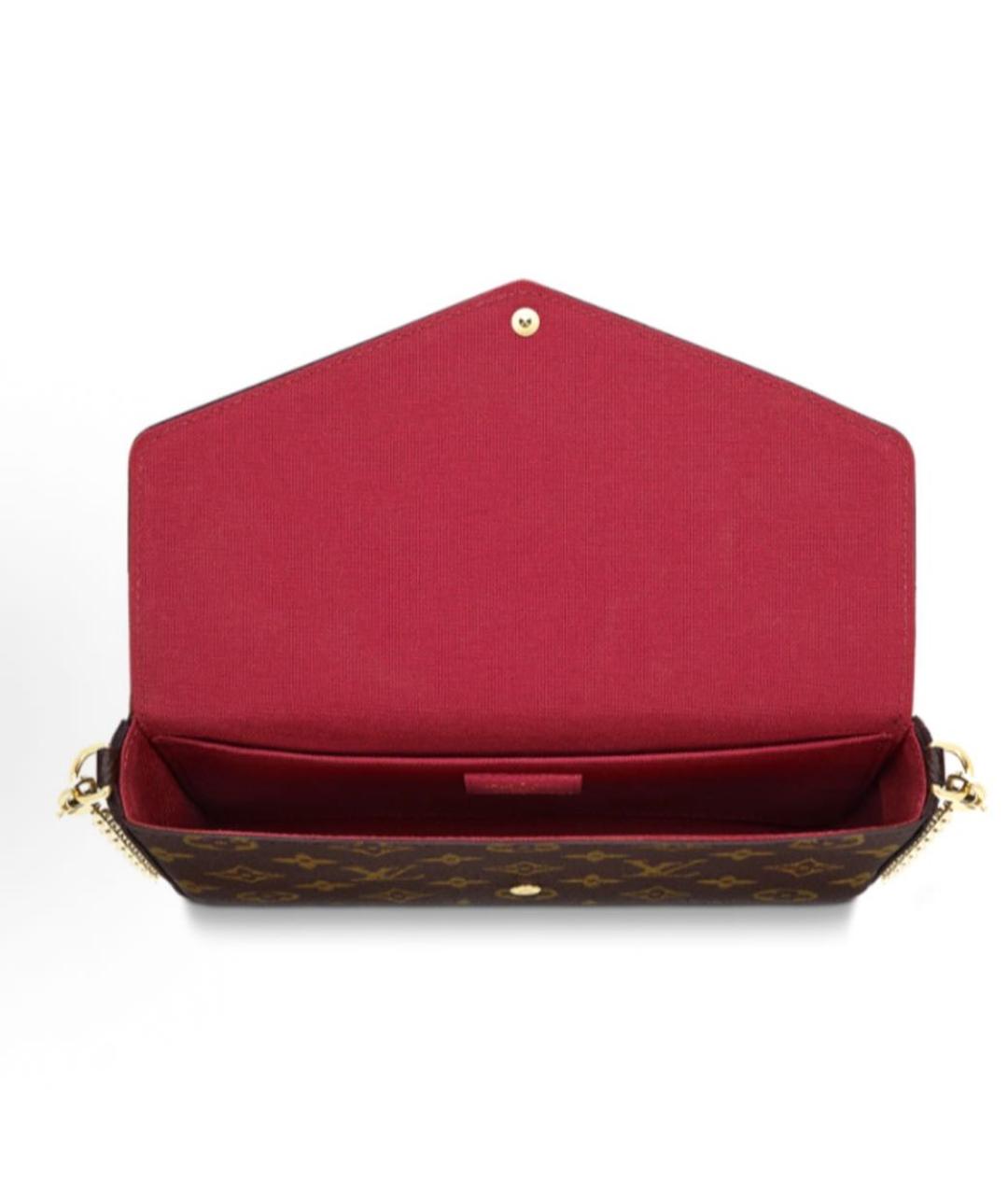 LOUIS VUITTON Коричневая сумка через плечо, фото 3