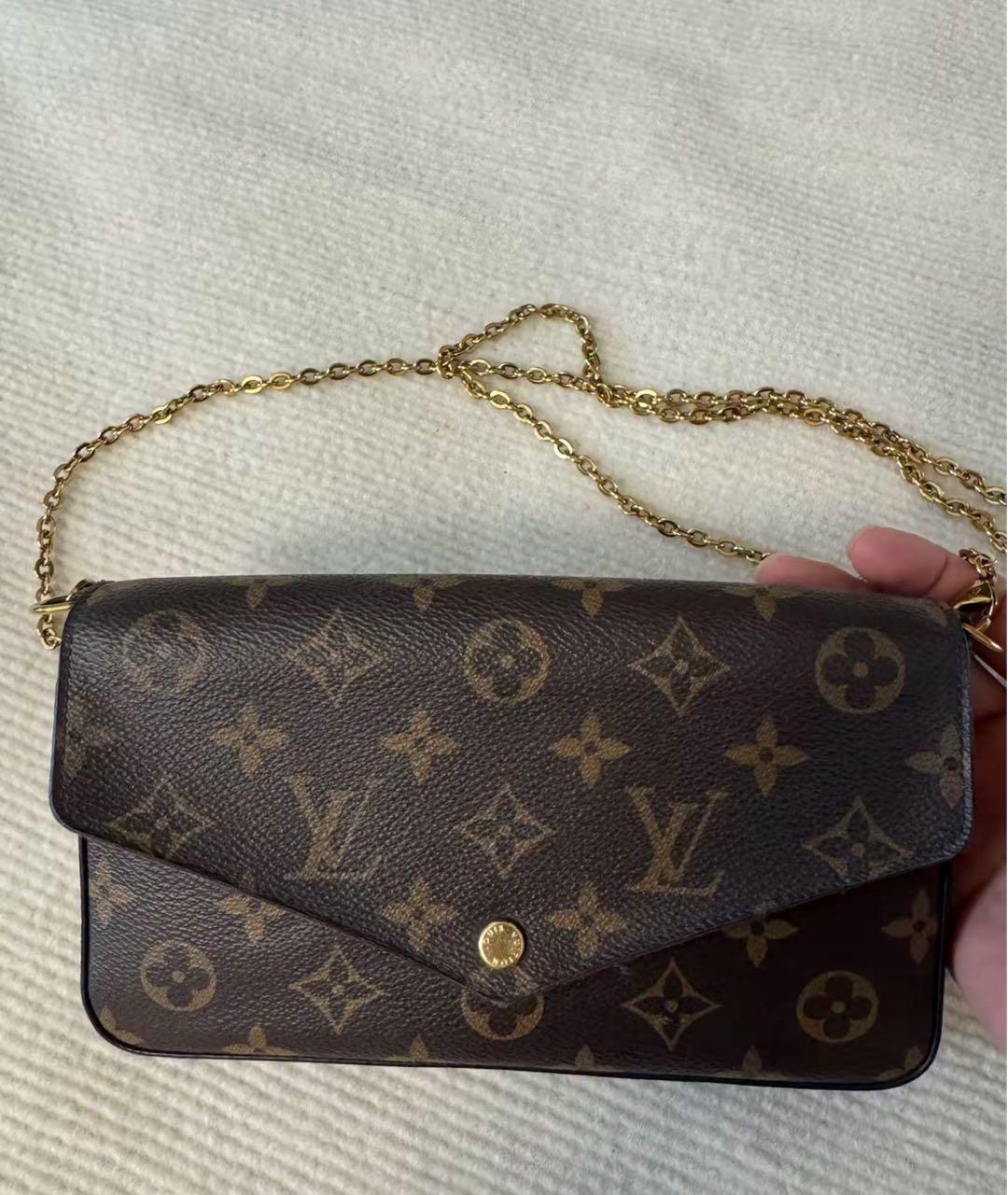LOUIS VUITTON Коричневая сумка через плечо, фото 8