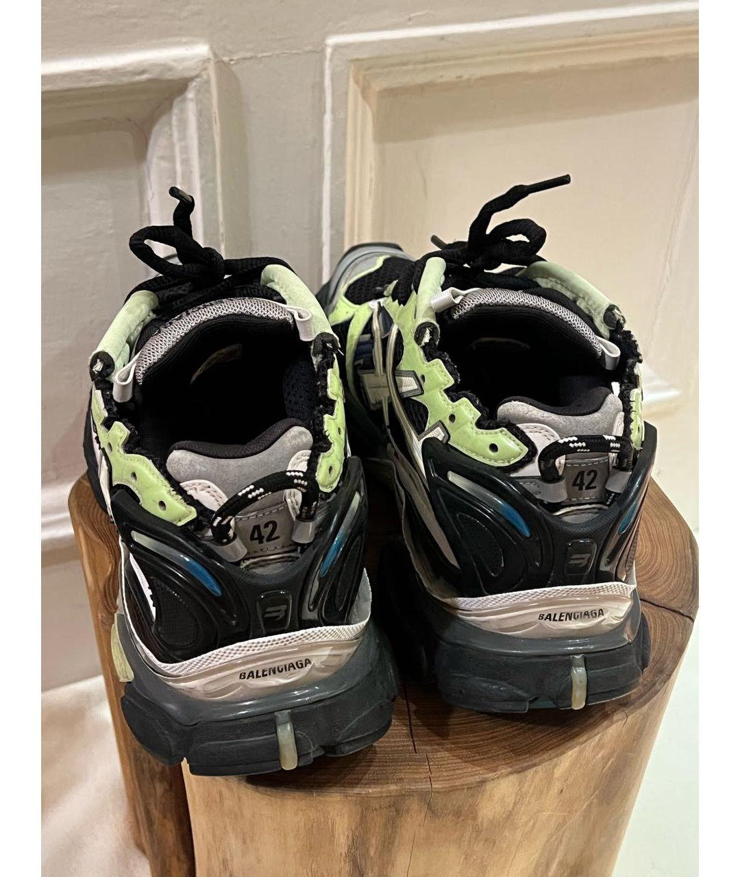 BALENCIAGA Мульти текстильные низкие кроссовки / кеды, фото 4