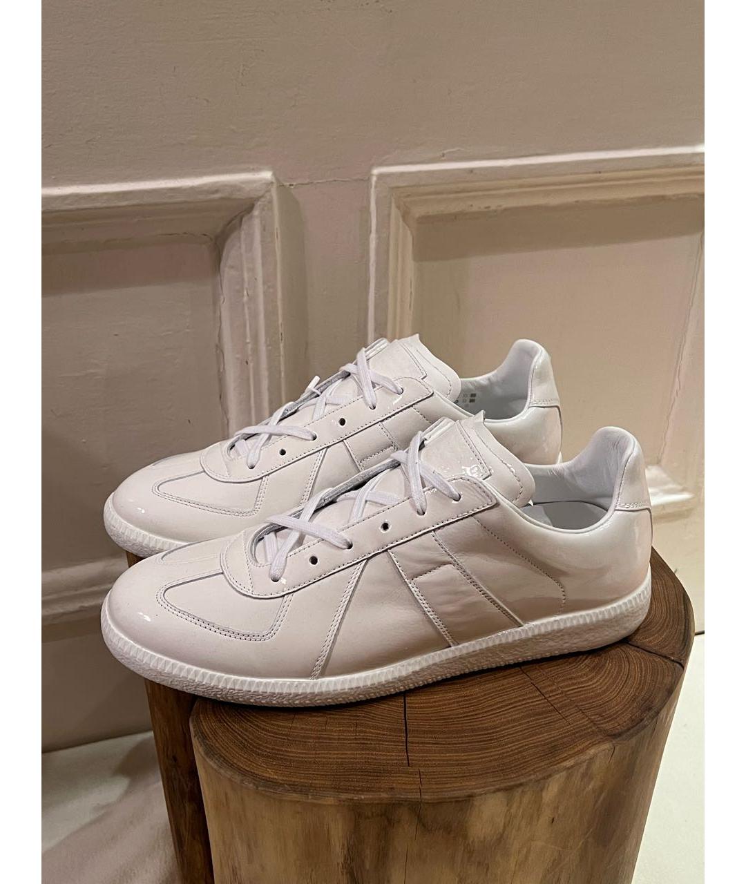 MAISON MARGIELA Белые низкие кроссовки / кеды, фото 2