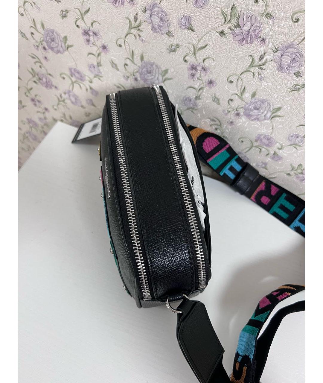 MICHAEL KORS Черная сумка через плечо из искусственной кожи, фото 4