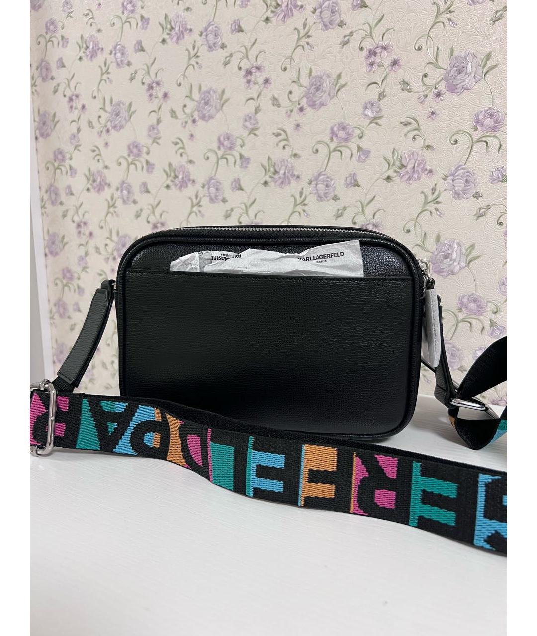 MICHAEL KORS Черная сумка через плечо из искусственной кожи, фото 3