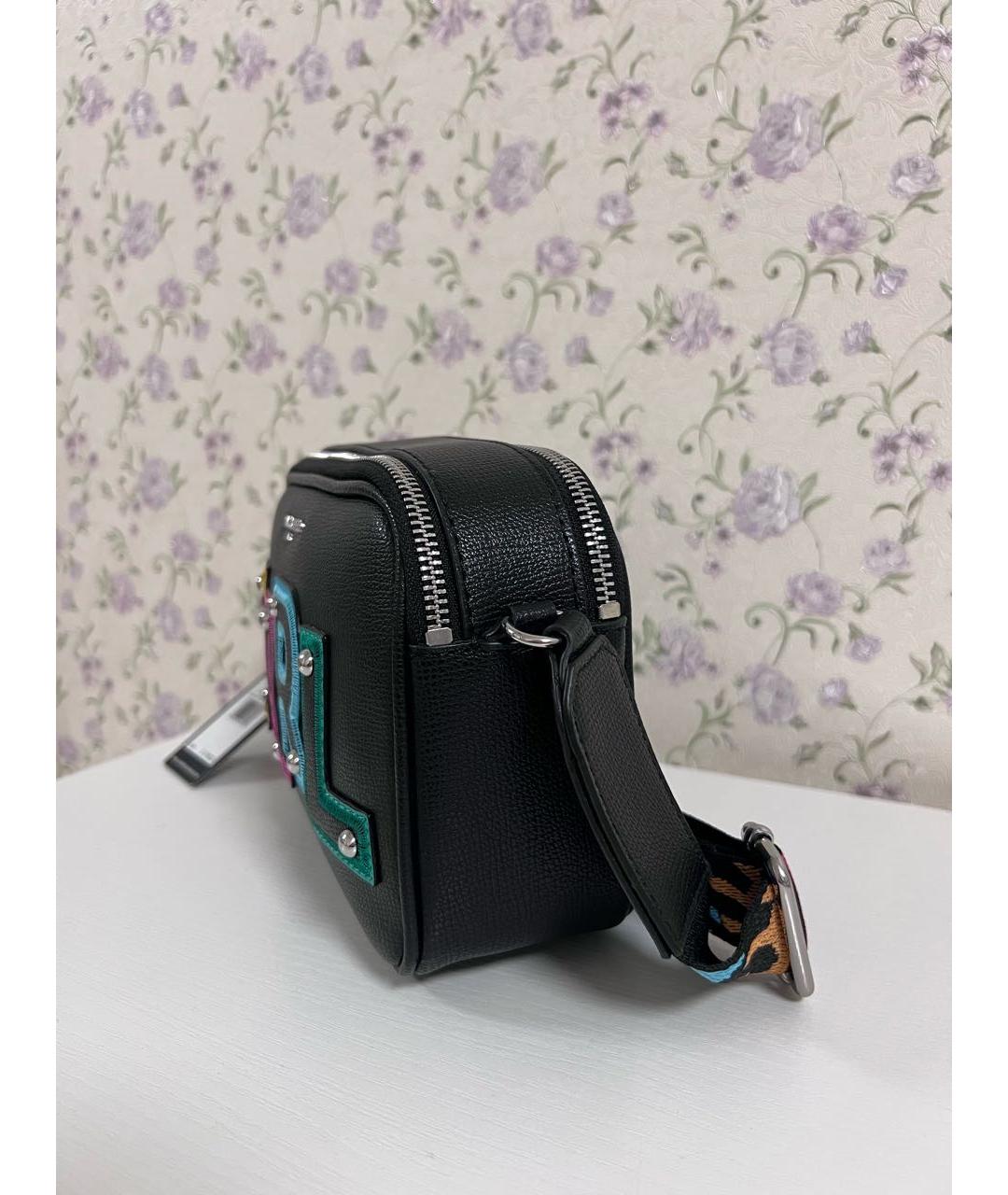 MICHAEL KORS Черная сумка через плечо из искусственной кожи, фото 2