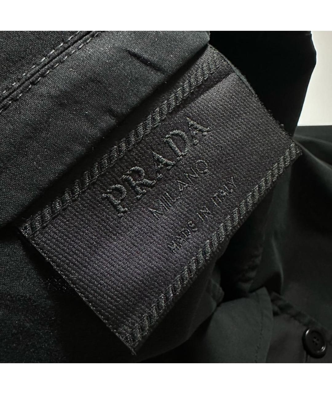 PRADA Черный хлопковый жакет/пиджак, фото 3