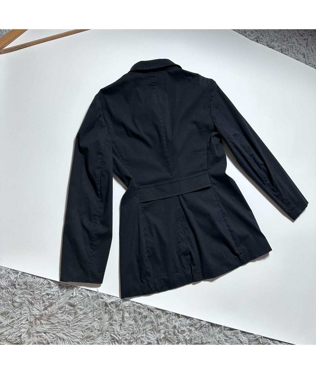 PRADA Черный хлопковый жакет/пиджак, фото 2