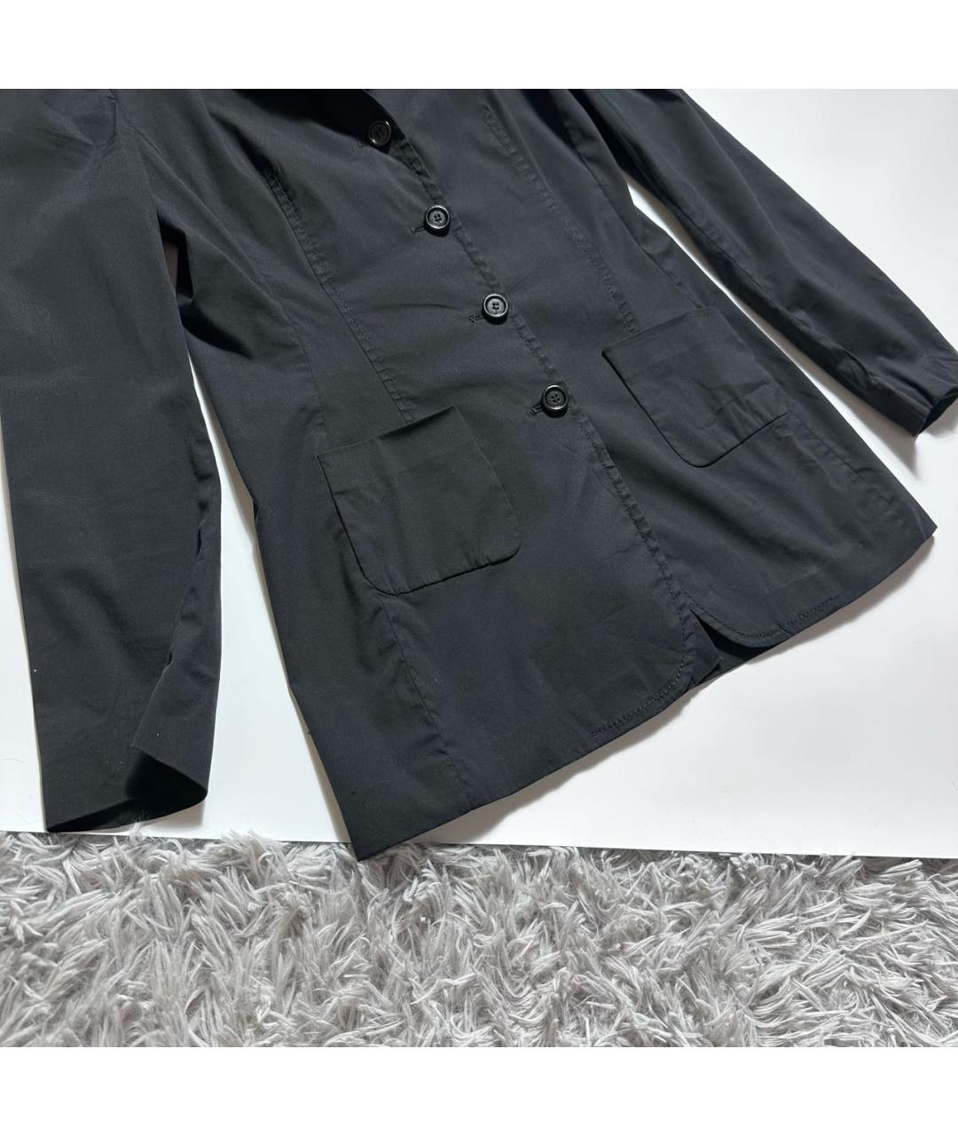 PRADA Черный хлопковый жакет/пиджак, фото 6