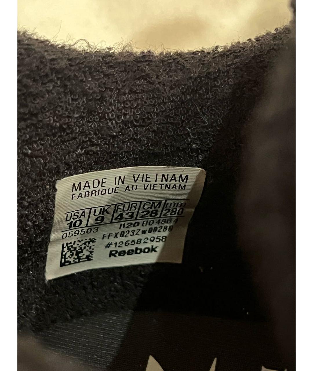 MAISON MARGIELA Черные кожаные низкие кроссовки / кеды, фото 5