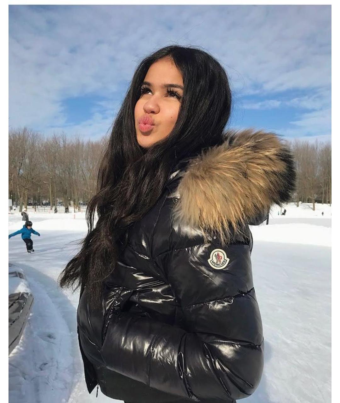 MONCLER Черный пуховик, фото 8