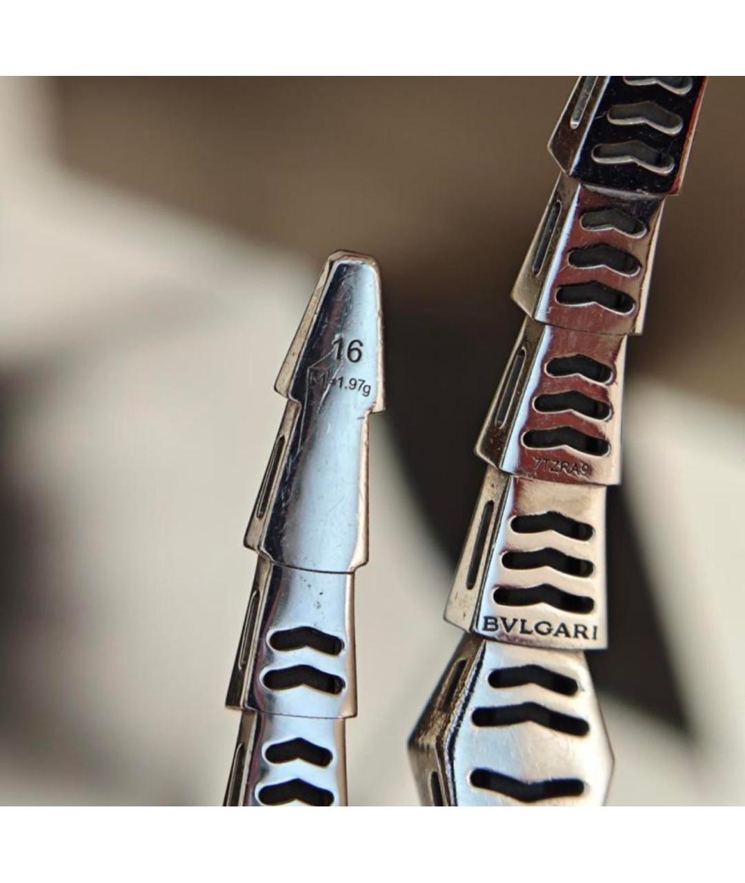 BVLGARI Серебрянный браслет из белого золота, фото 7