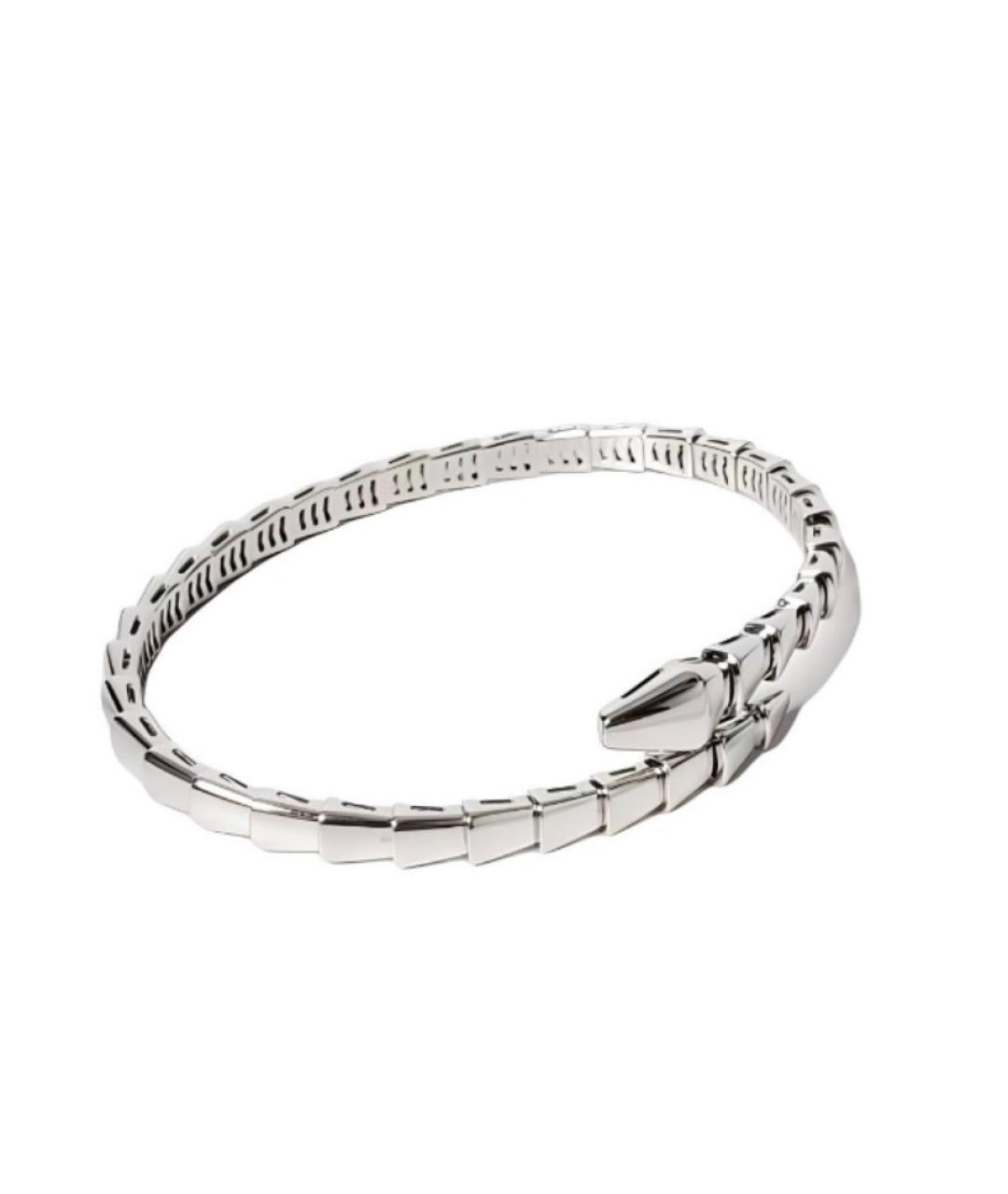 BVLGARI Серебрянный браслет из белого золота, фото 1
