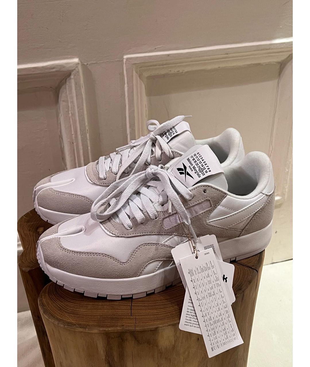 MAISON MARGIELA Белые низкие кроссовки / кеды, фото 2