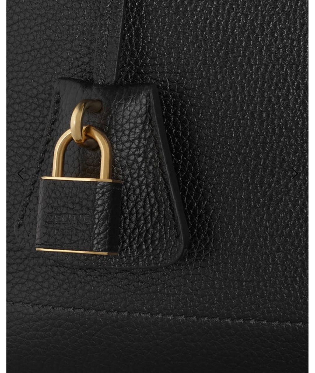 CELINE Черная кожаная сумка с короткими ручками, фото 5