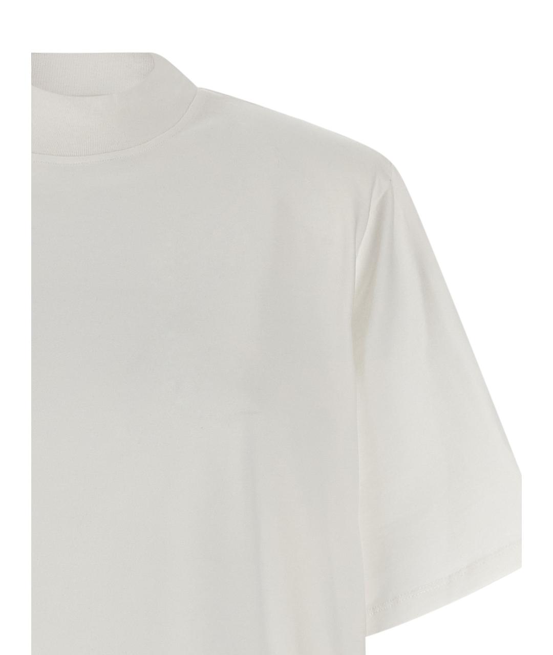 THE ATTICO Белое хлопковое повседневное платье, фото 3