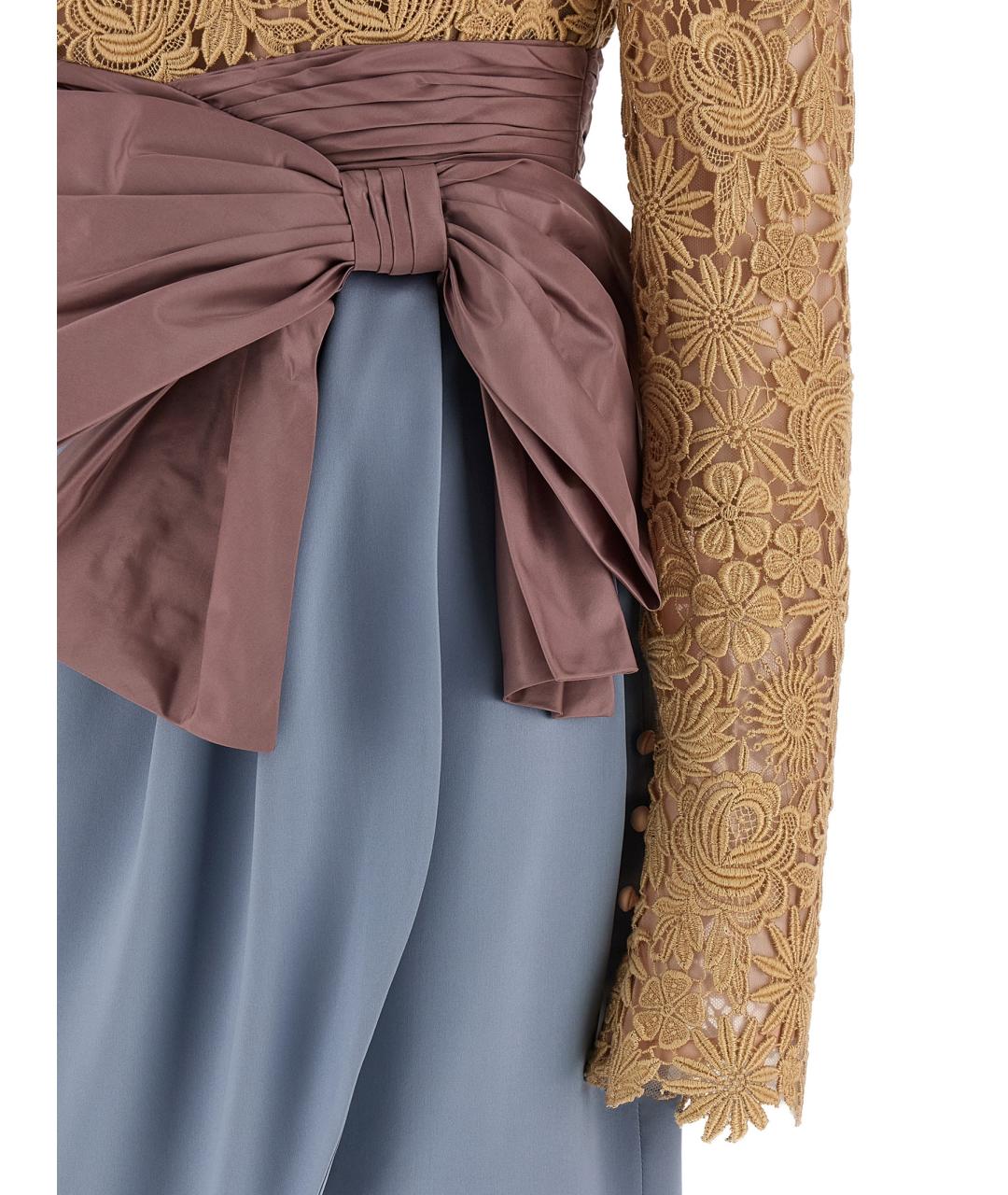 VALENTINO Мульти хлопковое платье, фото 2