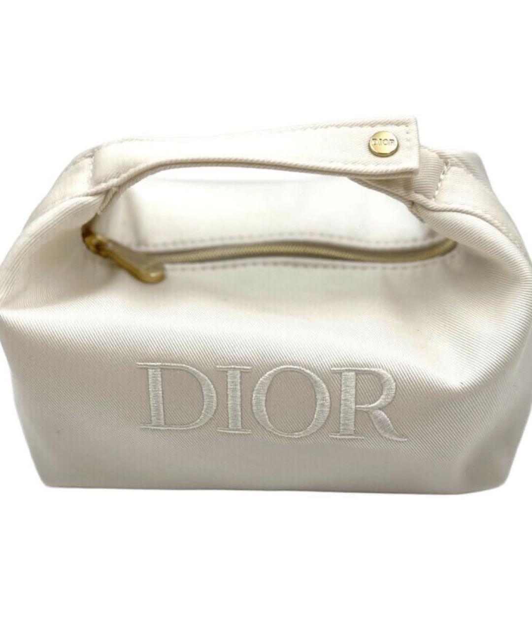 DIOR BEAUTY Белая хлопковая косметичка, фото 1